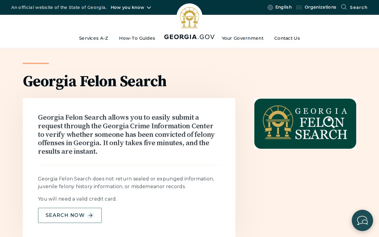 Georgia Felon Search information used for Atkinson County criminal history checks